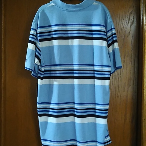 🆕 Vintage Bugle Boy Blue Stripe Shirt Size M New With Tags - Picture 8 of 8